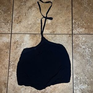 Dark blue holistic crop top women’s size small